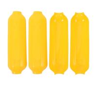 ibasenice Vassoio Porta Snack in Plastica Riutilizzabile a Forma di Mais Giallo 4 Pezzi, Decorazione da Tavola Multifunzione per Antipasti e Buffet