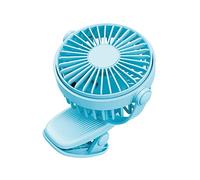 ibasenice Ventilatore Portatile Clip Passeggini Ventilatore Usb Ricaricabile Con Colorate Per Attività All Aperto Design Silenzioso e Facile Da Usare
