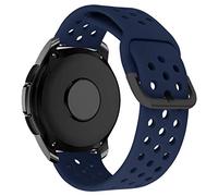 iBazal Compatibile con Samsung Galaxy Watch 6/5 40mm 44mm/5 Pro 45mm/Galaxy Watch 6 Classic 43mm 47mm/4/4 Classic 42mm 46mm/Galaxy 3 41mm/Galaxy Active/Active2 Cinturino 20mm Blu Scuro