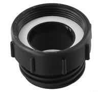 IBC - Adattatore per serbatoio per valvola Schutz da giardino, tappo riduttore in plastica PP per botti e cisterne d'acqua, raccordo filettato a due vie da 62 mm a 54 mm o da 60 mm a 58 mm (58 mm)