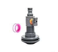 IBC - Adattatore per tubo da giardino con valvola on/off, kit deviatore per serbatoio dell'acqua da 1000 l, connettore per rubinetto del tubo flessibile (connettore serbatoio 3/4)