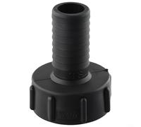 IBC - Connettore per rubinetto del serbatoio con filettatura grossa S60 6 per un utilizzo affidabile dell'acqua (32 mm)