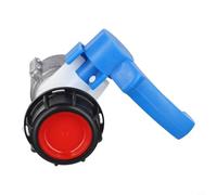 IBC Container Spigot 62mm DN40 Valvola di uscita rubinetto di ricambio per serbatoio standard Stillage Storage acqua plastica lega di alluminio interruttore a farfalla