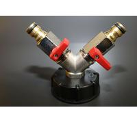 Ibc Contenitore Distributore a Y Sul Gardena Tubo Collegamento Acqua Piovana