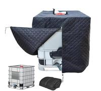 IBC, copertura per serbatoio invernale, protezione IBC, addensante calore e antigelo, 1000 l, copertura per serbatoio con chiusura lampo, tessuto Oxford 210D (120 x 100 x 116 cm)