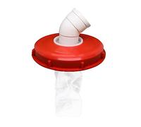 IBC - Filtro per coperchio in nylon IBC, filtro per acqua piovana, DN 150/DN 225, DN 75 mm, IBC container IBC contenitore filtro Lid (DN 225, DN 75, 45°)