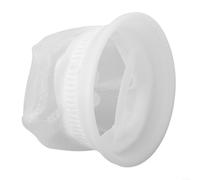 IBC - Filtro per serbatoio dell'acqua con sacchetto in feltro riutilizzabile compatibile con standard per tappi di copertura Ton Dimensioni di montaggio (fondo corto in nylon-rotondo)