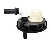 IBC tappo adattatore serbatoio acqua tappo 163 mm nero plastica PP con connettor