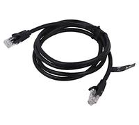 IBEBL Patch cord U/UTP 6 Line CCA PVC nero 10 m 26AWG VENTION