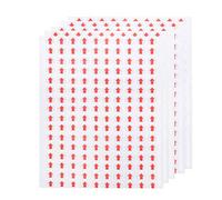 Ibely 3200 PCS Red Arrow Stickers Small Self Adhesive Decal Products Inspection Defect Indicator for Qualifty Check 10mm