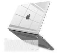 IBENZER Custodia rigida e cover per tastiera compatibile con MacBook Pro 13 pollici M2 2024-2016 M1 A2338 A2289 A2251 A2159 A1989 A1706 A1708, tr