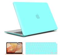 IBENZER - Funda r gida compatible con MacBook Air de 13 pulgadas (2022, 2021, 2020, M1, A2337, A2179, A1932), con teclado y pel cula de pantalla