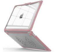 IBENZER Hexpact AT13-PKSH - Custodia protettiva compatibile con MacBook Air 13" 2022 2021 2020 M1 A2337 A2179 A1932, resistente con blocco schermo per Mac Air 13 con Touch ID, rosato, AT13-PKSH