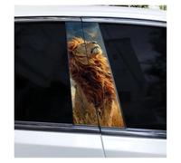 IBENZIGH Adesivi Decorativi Fai da Te A Forma di Leone per Il Montante della Portiera Dell'auto Adesivi Impermeabili E AntiGraffio per Il Montante B Dell'auto Decorazione Auto(Type E)