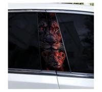 IBENZIGH Adesivi Decorativi Fai da Te A Forma di Leone per Il Montante della Portiera Dell'auto Adesivi Impermeabili E AntiGraffio per Il Montante B Dell'auto Decorazione Auto(Type I)