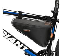 Ibera Bicycle Bike Triangle Frame Bag for Cycling, MTB, Mountain, Road Bikes (Medium)