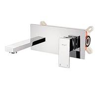 Ibergrif Atenas, Miscelatore Lavabo Incasso, Rubinetto Monocomando per Bagno, Cromo