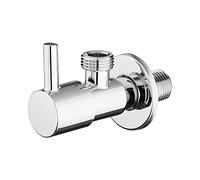 Ibergrif M22025-1/2, Chiave a Squadra, Valvola ad angolo, Cromo, Argento