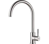 Ibergrif M22110 Rubinetto Miscelatore Cucina,Rubinetto Cucina 360 °Girevole Miscelatore Monocomando per Lavelloclassico Cromato,Rubinetto Miscelatore Lavello per Cucina