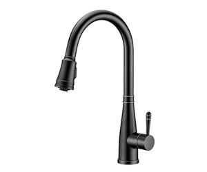Ibergrif M22134T - Rubinetto da Cucina con Doccetta Estraibile, Miscelatore Monocomando per Lavello, Inossidabile