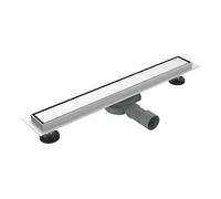 Ibergrif M42001-80 Canalina doccia in acciaio inox, scarico doccia con filtro antiodore e capelli, scarico rapido, 80 cm