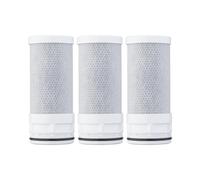 Ibergrif M91007-1 Cartucce di filtro dell'acqua di ricambio per rubinetto, filtrare efficacemente cloruro, sedimenti, metalli pesanti, confezione da 3