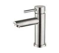 Ibergrif Rubinetto Bagno Lavabo Monocomando, Design M Grigio Arco Angolare Retto