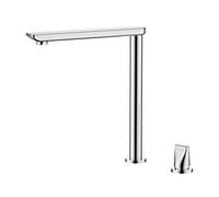 Ibergrif Rubinetto Cucina Pieghevole Miscelatore Monocomand Cucina Quadrato con Becco Alto Orientabile a 360°Miscelatore Cucina Miscelatore Lavello per Sottofinestra
