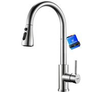 Ibergrif Rubinetto Lavello Cucina Miscelatore Cucina con Doccetta Estraibile