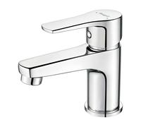 Ibergrif Rubinetto Monocomando per Lavabo da Bagno Design Compatto e Moderno