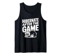 Ibernare Dopo Il Gioco Divertente Orso Amante del Calcio Canotta