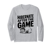 Ibernare Dopo Il Gioco Divertente Orso Amante del Calcio Maglia a Manica