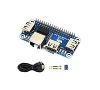 IBest Ethernet/USB HUB Hat for Raspberry Pi 4 B/3 B+/3 B/2 B/Zero/Zero W/Zero WH/Zero 2W Expansion Board, 1x RJ45 Ethernet Port,3X USB Ports Compatible with USB2.0/1.1