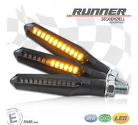 IBEX LED Blinker Set Runner Sequenziale M8 Universale E-Testato Tinte Scure