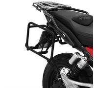 IBEX Set Portapacchi Laterali ZIEGER Per Moto Guzzi V85 TT Nero