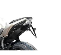 IBEX Supporto Portatarga ZIEGER Per Kawasaki Z650 Ninja 650 Nero Acciaio