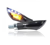 IBEX Universal LED Frecce Dual con Luce di Posizione Tinta M8 E-Omologate