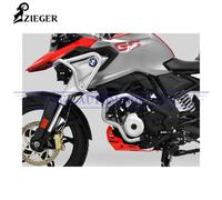 IBEX-Zieger-Paramotore-kit superiore+inferiore-argento BMW G 310 GS 2019 2020