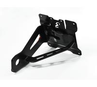 IBEX ZIEGER Supporto Laterale Targa Nero Harley Davidson Dyna Posteriore