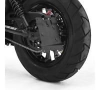 IBEX ZIEGER Porta Targa Laterale per GV 125 S Aquila | GV 300 S Aquila 25- Nero