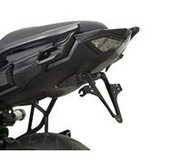 IBEX ZIEGER Supporto Targa Nero Kawasaki Versys 650 Compatibile, Posteriore