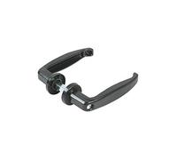 MANIGLIA NERA 35÷50 PER PORTE METALLICHE CON VITE