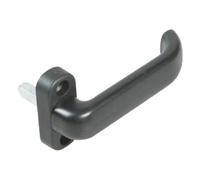 IBFM Maniglia per cassetto in resina nera, minimalista, 1 unità, per bagno