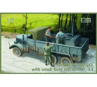 IBG Models 1/35 WWII Einheits Diesel German Cargo Truck with Hf14 Small Field Kitchen