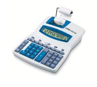 IBICO - IB410055 - Calcolatrice scrivente 1221X - 12 cifre - bianco-azzurro - Ibico - 40606 - Conf. da 1 Pz.