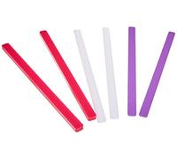 IBILI TABLILLAS NIVELADORAS DE Fondant (6 PC), Stainless Steel, Rosso/Bianco/Blu, 35 x 6 x 5 cm