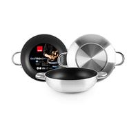 IBILI - 500624 - Padella Honda con 2 manici Gastronomy, 24 cm