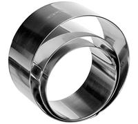 IBILI LOTE 3 Aros REDONDOS 7-8-10+PISADOR 7 CM, Acciaio Inossidabile