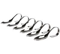 IBILI Set 6 CUCHARILLAS PRESENTACION Inox, Acciaio Inossidabile, Argento, 15 x 6 x 5 cm, 6 unità