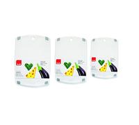 IBILI 749433 Tagliere Universale, Plastica, Bianco, 33 x 23 x 1 cm